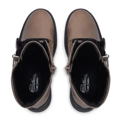 Sabbati Taupe Leather Ankle Boots<Carl Scarpa Outlet