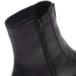 Sanica Black Leather Ankle Boots<Carl Scarpa Clearance