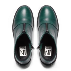 Sanica Teal Leather Zip-Up Ankle Boots<Carl Scarpa Outlet