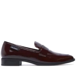 Sarina Bordo Patent Leather Loafers<Carl Scarpa