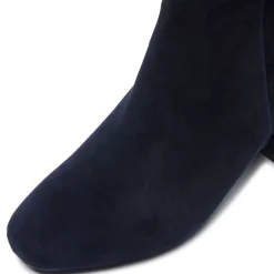 Sartina Navy Suede Ankle Boots<Carl Scarpa Best