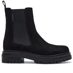 Selessia Black Suede Ankle Boots<Carl Scarpa