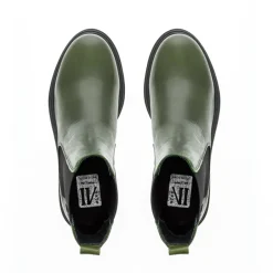 Selessia Green Leather Chelsea Boots<Carl Scarpa Hot