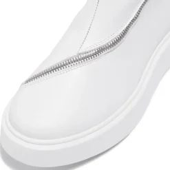 Serpa White Leather Trainers<Carl Scarpa