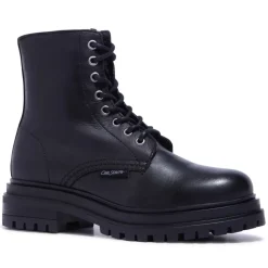 Seville Black Leather Ankle Boots<Carl Scarpa Discount