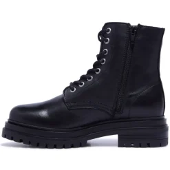 Seville Black Leather Ankle Boots<Carl Scarpa Discount