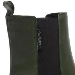 Solette Green Leather Chelsea Boots<Carl Scarpa New