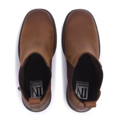 Spoleto Brown Leather Ankle Boots<Carl Scarpa Sale