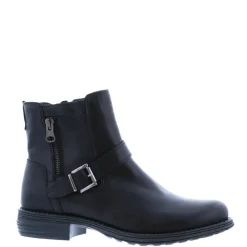 Sumaya Black Leather Ankle Boots<Carl Scarpa