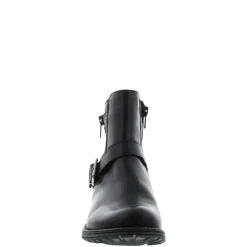 Sumaya Black Leather Ankle Boots<Carl Scarpa