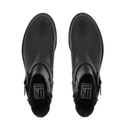Sumaya Black Leather Ankle Boots<Carl Scarpa