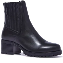 Trepani Black Leather Ankle Boots<Carl Scarpa Hot