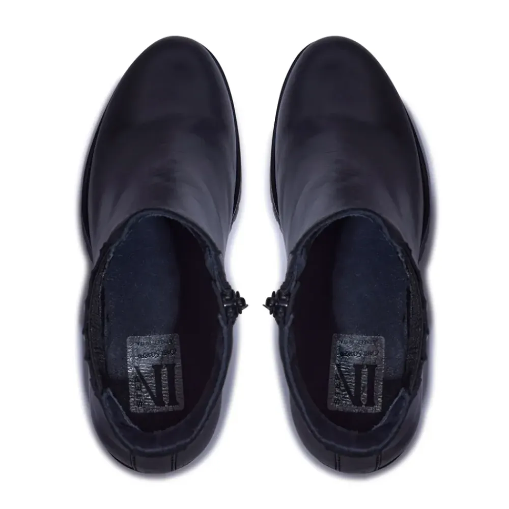 Trepani Black Leather Ankle Boots<Carl Scarpa Hot
