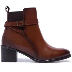Trimona Tan Leather Ankle Boots<Carl Scarpa Sale