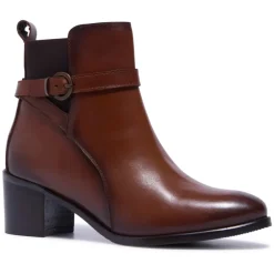 Trimona Tan Leather Ankle Boots<Carl Scarpa Sale