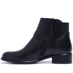 Trisette Black Leather Ankle Boots<Carl Scarpa Best