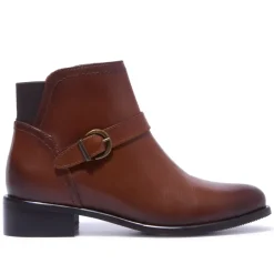Trisette Tan Leather Ankle Boots<Carl Scarpa Sale