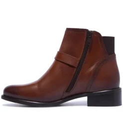 Trisette Tan Leather Ankle Boots<Carl Scarpa Sale