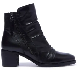 Trizeppe Black Leather Ankle Boots<Carl Scarpa Discount