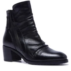 Trizeppe Black Leather Ankle Boots<Carl Scarpa Discount