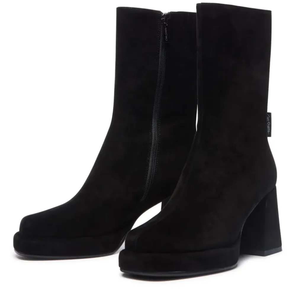 Tropea Black Suede Ankle Boots<Carl Scarpa Discount