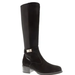 Tucci Black Suede Chunky Knee High Boots<Carl Scarpa Best