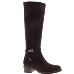 Tucci Brown Suede Chunky Knee High Boots<Carl Scarpa New