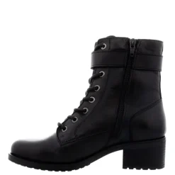 Turner Black Leather Lace Up Ankle Boots<Carl Scarpa Online