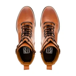 Turner Tan Leather Lace Up Ankle Boots<Carl Scarpa Outlet