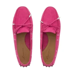 Venerdi Fuchsia Nubuck Suede Loafers<Carl Scarpa Sale
