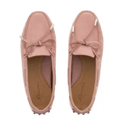 Venerdi Light Pink Nubuck Suede Loafers<Carl Scarpa Outlet