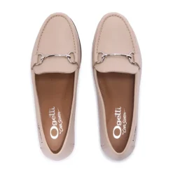 Veroso Beige Leather Loafers<Carl Scarpa Hot