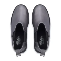 Zennie Pewter Leather Ankle Boots<Carl Scarpa Clearance