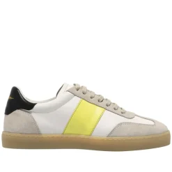 Zest White-Neon Leather Trainers<Carl Scarpa Sale