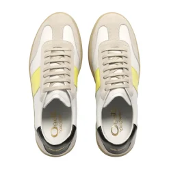 Zest White-Neon Leather Trainers<Carl Scarpa Sale